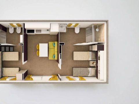 Mobilhome 5 personnes - hu stay Smart For All