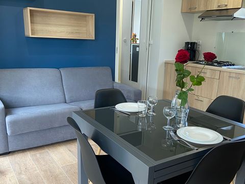 Tente en toile et en bois 6 personnes - Sunêlia Luxe Lodge 3 chambres 2 salles de bain - Draps fournis
