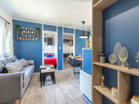 Tente en toile et en bois 6 personnes - Sunêlia Luxe Lodge 3 chambres 2 salles de bain - Draps fournis