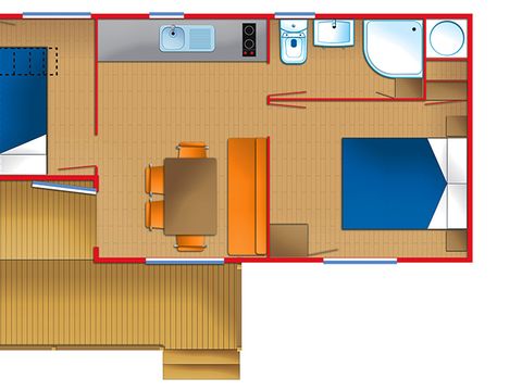 MOBILHOME 5 personnes - NEPTUNO