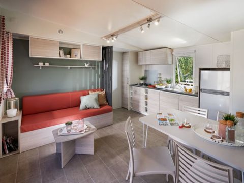 Mobilhome 6 personnes - Premium 2 chambres + TV