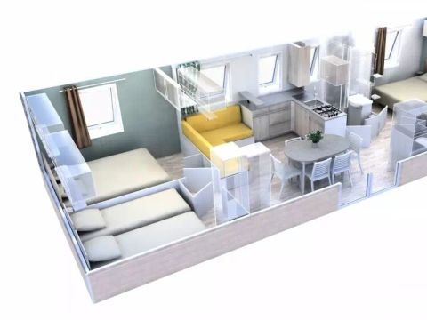 MOBILHOME 8 personnes - Premium 5 Pièces 8 Personnes