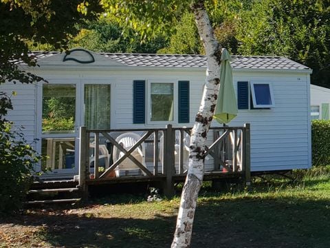 MOBILHOME 8 personnes - Confort 31m² / 3 chambres + TV + Terrasse non couverte 6/8 pers