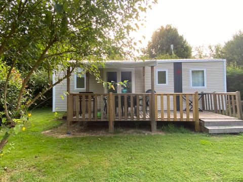 Mobilhome 6/8 personnes - Premium 31m² / - 3 chambres - TV - Lave-vaisselle - Plancha - Wifi un appareil