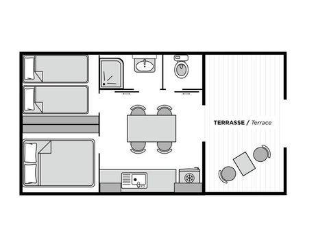 LODGE 4 personnes - Lodge Maasai