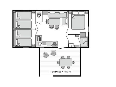 MOBILHOME 6 personnes - Venezia CONFORT Climatisé