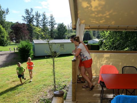 TENTE TOILE ET BOIS 4 personnes - Lodge Maasaï 2ch 4p