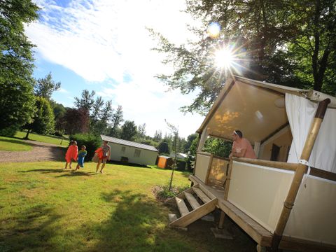 TENTE TOILE ET BOIS 4 personnes - Lodge Maasaï 2ch 4p