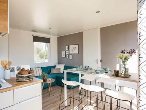 Mobilhome 6 personnes - SUNELIA PRESTIGE 3 chambres - 36m² - Terrasse couverte 6 pers