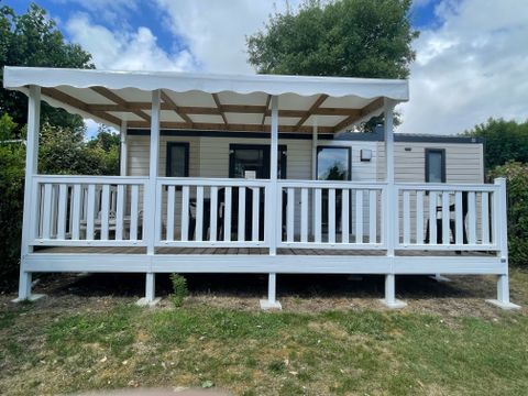 Mobilhome 5 personnes - COTTAGE CONFORT 2 chambres - 30m² - Terrasse couverte 4 pers