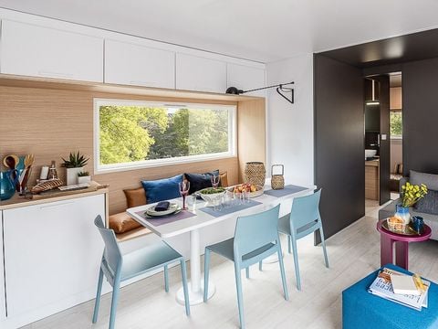 Mobilhome 6 personnes - SUNELIA LUXE TAOS 3 chambres - 40m² - Pergola exotique 6 pers
