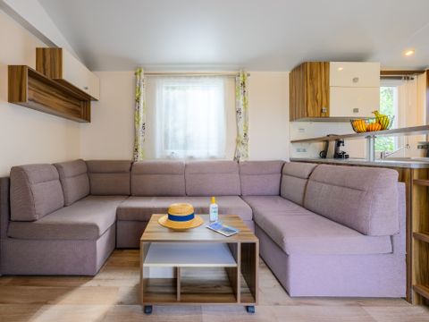 Mobilhome 6 personnes - LOISIR CONFORT 3 chambres - 36m² - Terrasse couverte 6 pers