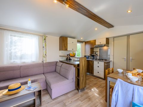Mobilhome 6 personnes - LOISIR CONFORT 3 chambres - 36m² - Terrasse couverte 6 pers