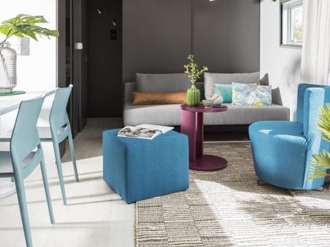 Mobilhome 6 personnes - SUNELIA LUXE TAOS SPA 3 chambres - 40m² - Terrasse exotique 6 pers