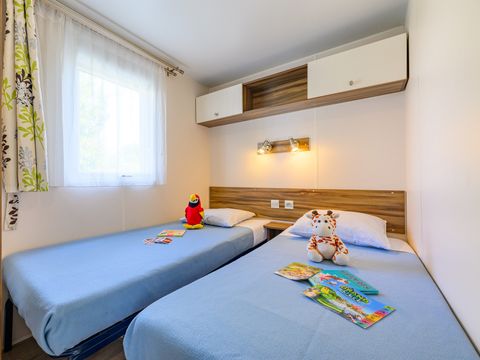 Mobilhome 6 personnes - Dimanche - LOISIR CONFORT 3 chambres - 36m² - Terrasse couverte 6 pers
