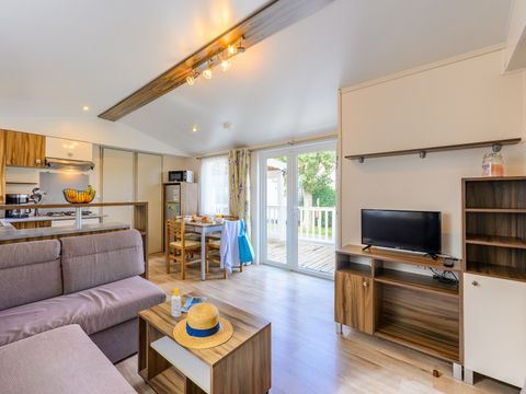 Mobilhome 6 personnes - Dimanche - LOISIR CONFORT 3 chambres - 36m² - Terrasse couverte 6 pers