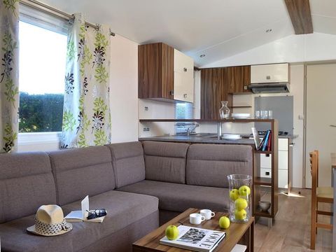 Mobilhome 6 personnes - Dimanche - LOISIR CONFORT 3 chambres - 36m² - Terrasse couverte 6 pers