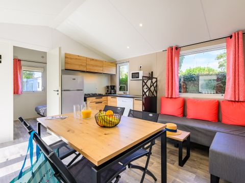 Mobilhome 4 personnes - Dimanche - SUNELIA PRESTIGE 2 chambres - 34m² - Terrasse couverte 4 pers