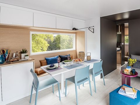 MOBILHOME 5 personnes - DIM - SUNELIA LUXE TAOS SPA 2ch/ 5p - 40m² - Pergola Exotique