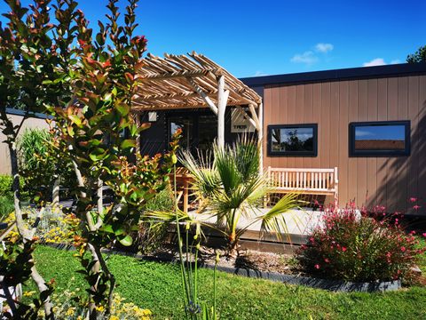 Mobilhome 6 personnes - Dimanche - SUNELIA LUXE TAOS 3 chambres - 40m² - Pergola exotique 6 pers