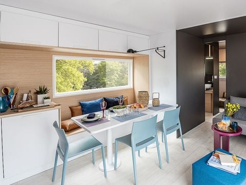MOBILHOME 6 personnes - DIM - SUNELIA PRESTIGE TAOS SPA 3ch/ 6p - 40m² - Terrasse exotique