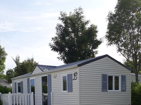 Mobilhome 6 personnes - COTTAGE CONFORT 3 chambres - 35m² - Terrasse parasol 6 pers