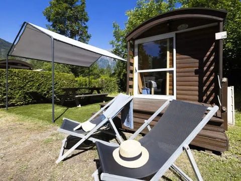 Hébergement 2 personnes - Insolite Premium Roulotte Arizona - 1 chambre - 17m²