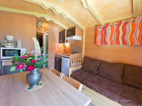 Hébergement 2 personnes - Insolite Premium Roulotte Arizona - 1 chambre - 17m²