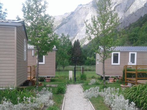 MOBILHOME 6 personnes - Confort Belledonne 3 chambres 6 personnes 32m² 2/6 pers