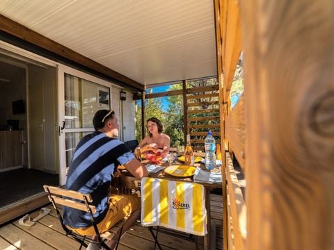 MOBILHOME 4 personnes - Cottage 2 chambres - CLIM - TV - WIFI - PLANCHA