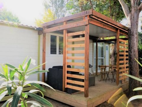MOBILHOME 4 personnes - Cottage 2 chambres - CLIM - TV - WIFI - PLANCHA