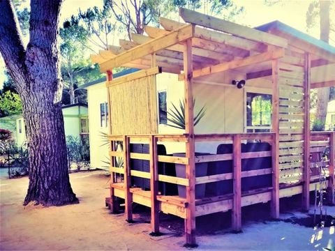 MOBILHOME 4 personnes - Lodge 24m² - 2 chambres - climatisé