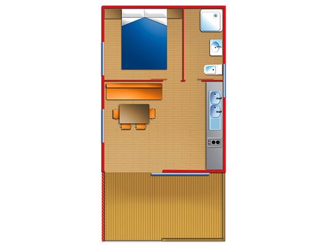 MOBILHOME 2 personnes - ATLANTICO 2