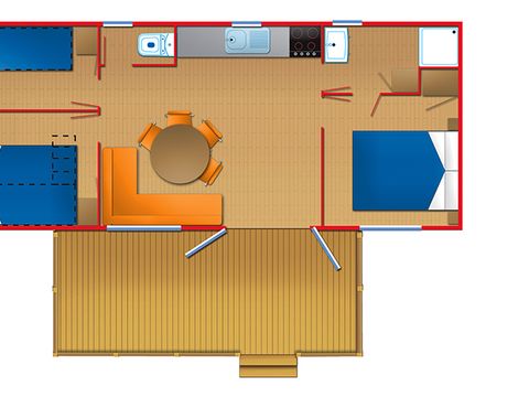 Mobilhome 7 personnes - MARTE