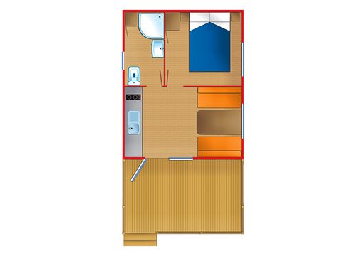 MOBILHOME 2 personnes - VENUS 2