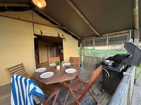 TENTE TOILE ET BOIS 5 personnes - Kenya Confort + – 2 chambres / 5 p