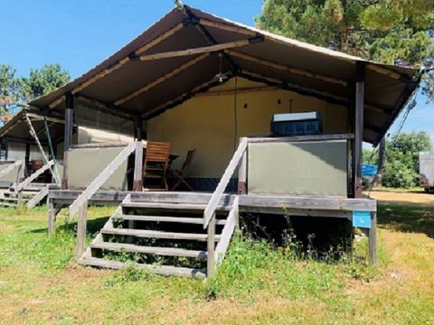 TENTE TOILE ET BOIS 5 personnes - Kenya Confort + – 2 chambres / 5 p