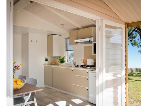 MOBILHOME 4 personnes - Loggia 25m² + terrasse - 2 chambres