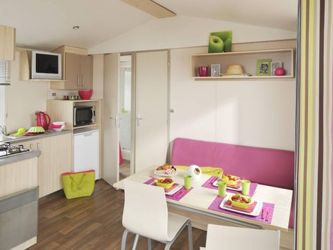 MOBILHOME 4 personnes - Loggia 25m² + terrasse - 2 chambres