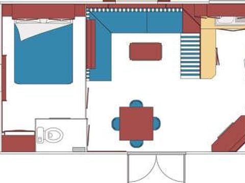 MOBILHOME 5 personnes - CONFORT LUXE