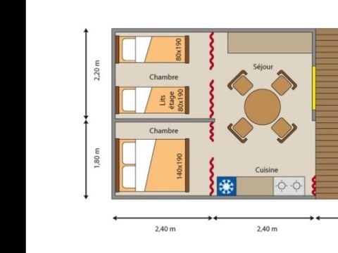 GÎTE 4 personnes - Ecolodge Familial