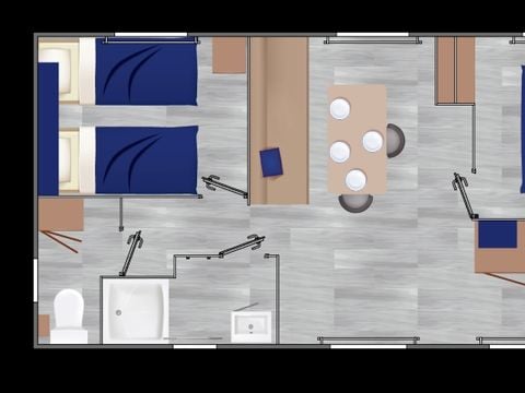 MOBILHOME 4 personnes - Declick