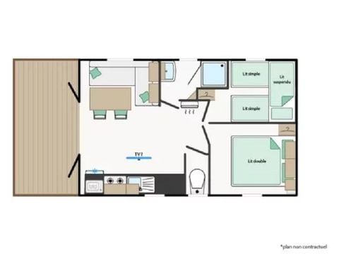 Mobilhome 4 personnes - ROSSIGNOL****