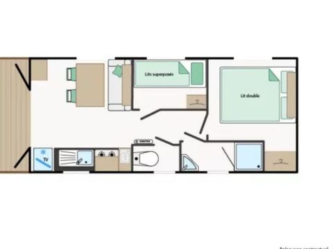Mobilhome 4 personnes - ROULOTTE **** 4 personnes
