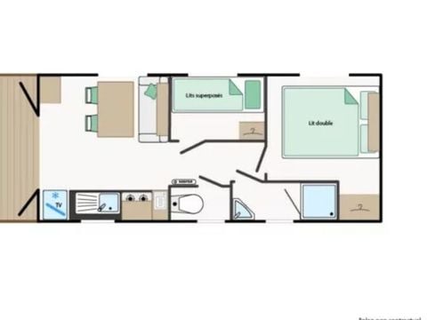 Mobilhome 4 personnes - ROULOTTE****