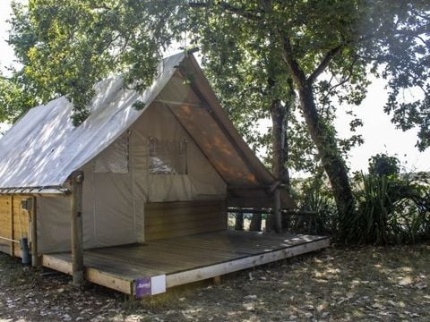 Tente en toile et en bois 4 personnes - Lodge - PINSON
