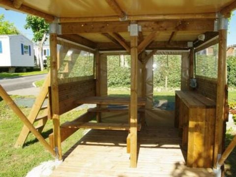 Tente en toile et en bois 2 personnes - Lodge - ECHASSE