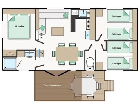 Mobilhome 6 personnes - AVOCETTE****