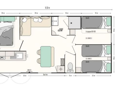 Mobilhome 4 personnes - Mobile home HERON****