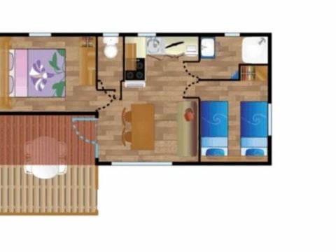 Mobilhome 4 personnes - AIGRETTE****